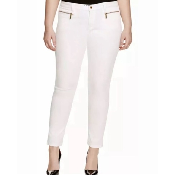 Michael Kors Denim - 🛍SOLD🛍Michael Kors Skinny Jeans Izzy White Sz 20